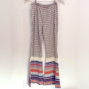 Xhileration Boho Pants, Bell Bottoms, Medium